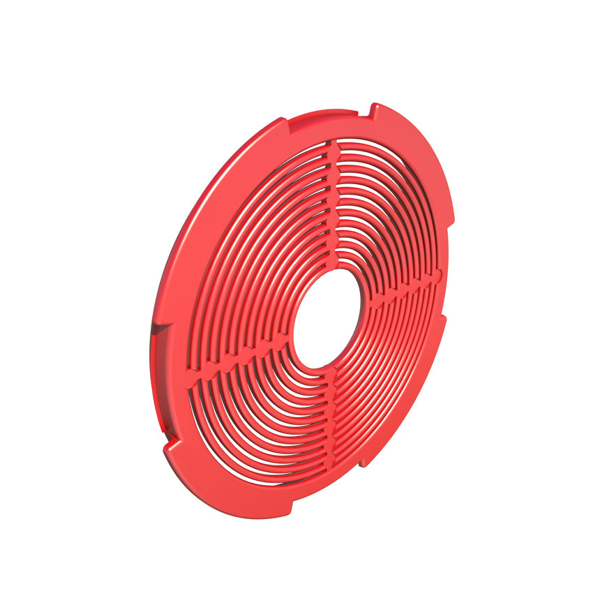 Ubbink Air Excellent restrictiering, voor luchtverdeelkast 200/800 serie, rood