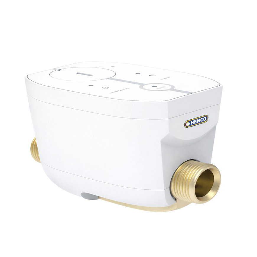 Henco Smart Monitoring afsluitkraan, 2x euroconus, ¾"