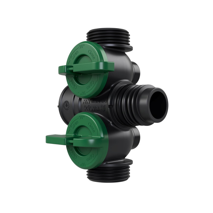 Henco Pro-Flow Manifold verdeler, 1x euroconus, type VKEK-V-1PO, groen