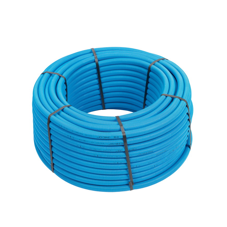 Henco meerlagenbuis, type Standard, wit, blauwe mantelbuis, 32 x 3 mm, l = 25 m