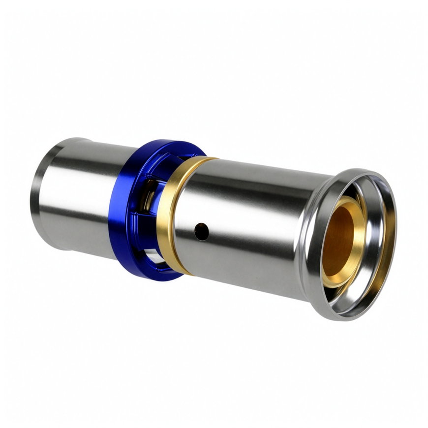 Henco overgangskoppeling, messing, rvs, 47P, epdm, 16 bar, Henco 26 x 3 mm x U-TH-H 25 x 2,5 mm