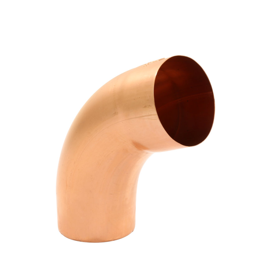Hwa bocht 72°, roodkoper, mof x spie, 60 mm