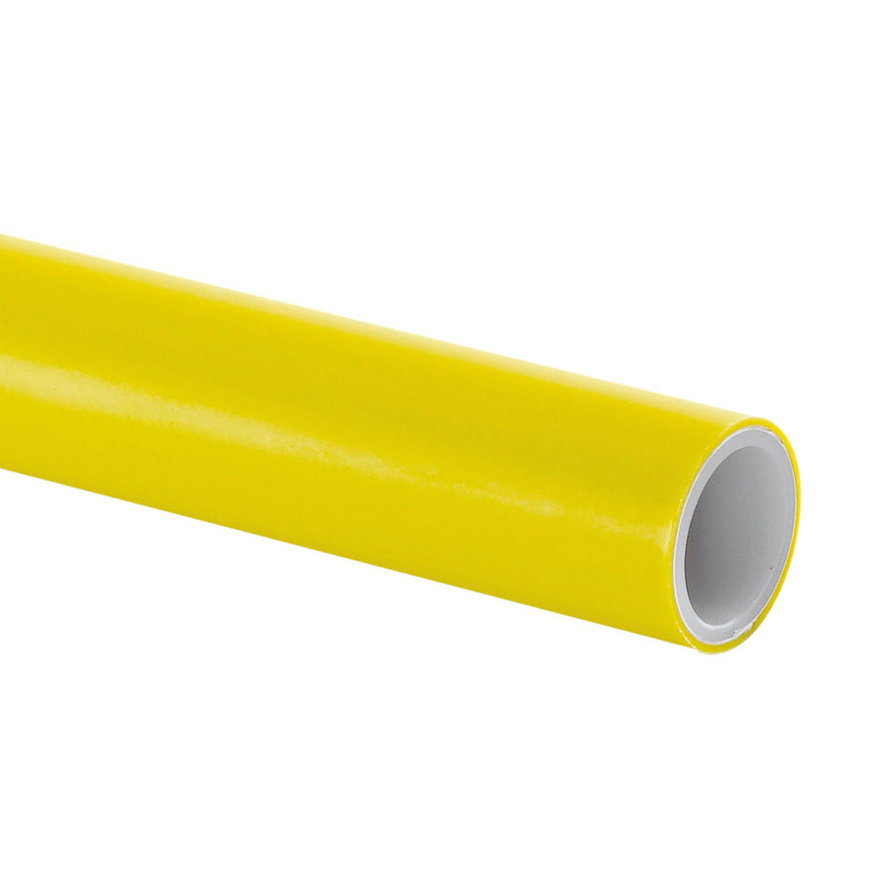 Uponor MLC-G meerlagenbuis, gas, geel, 25 x 2,5 mm, l = maximaal 50 m