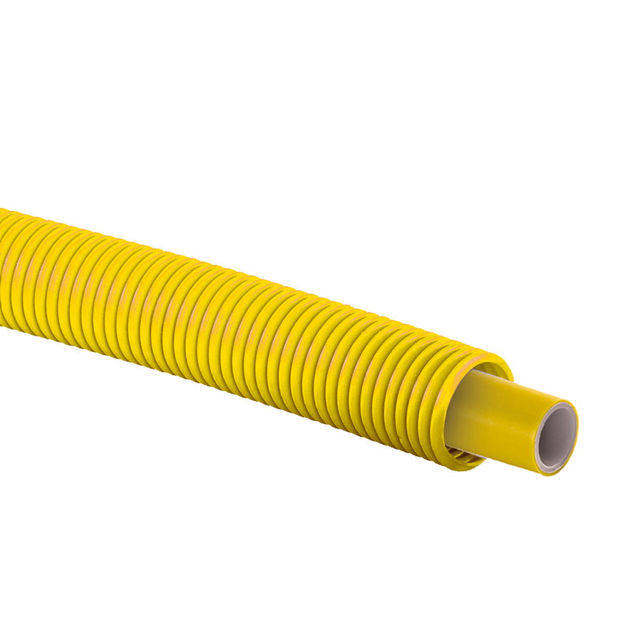 Uponor MLC-G meerlagenbuis, gas, in mantelbuis, geel, 25 x 2,5 mm, l = 50 m