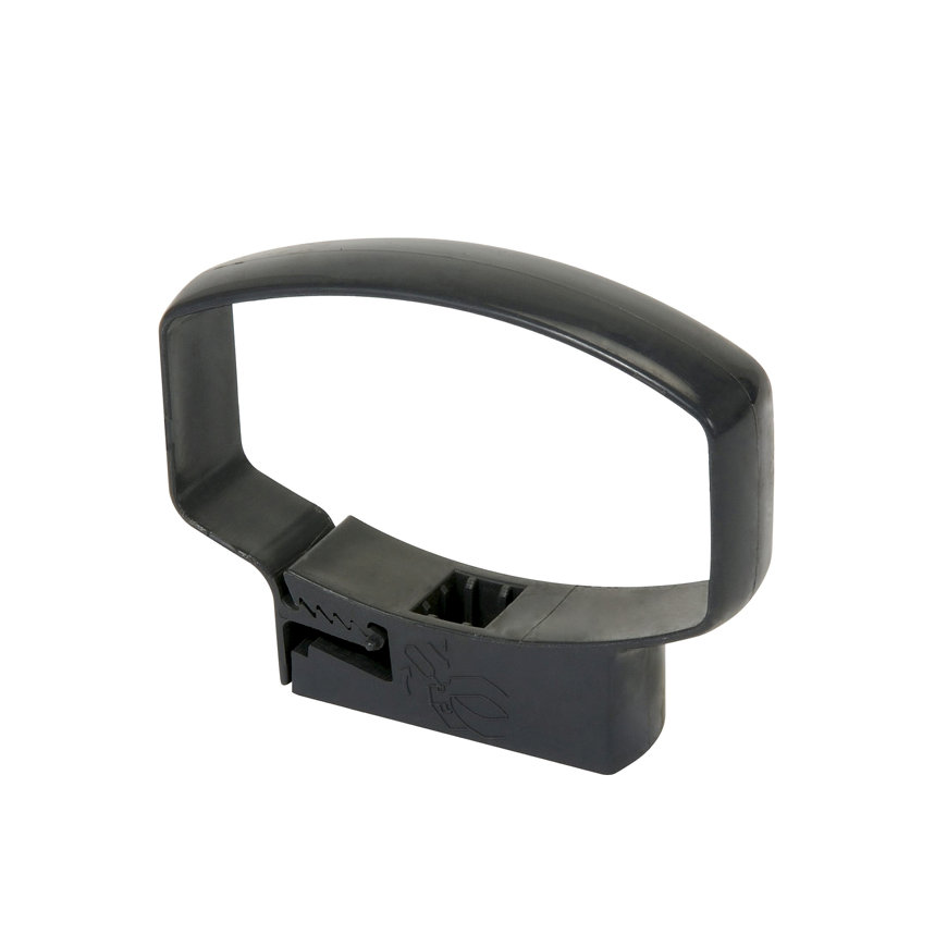 Nicoll Ovation hwa beugel, pvc, antraciet, RAL 7016, 90 x 56 mm