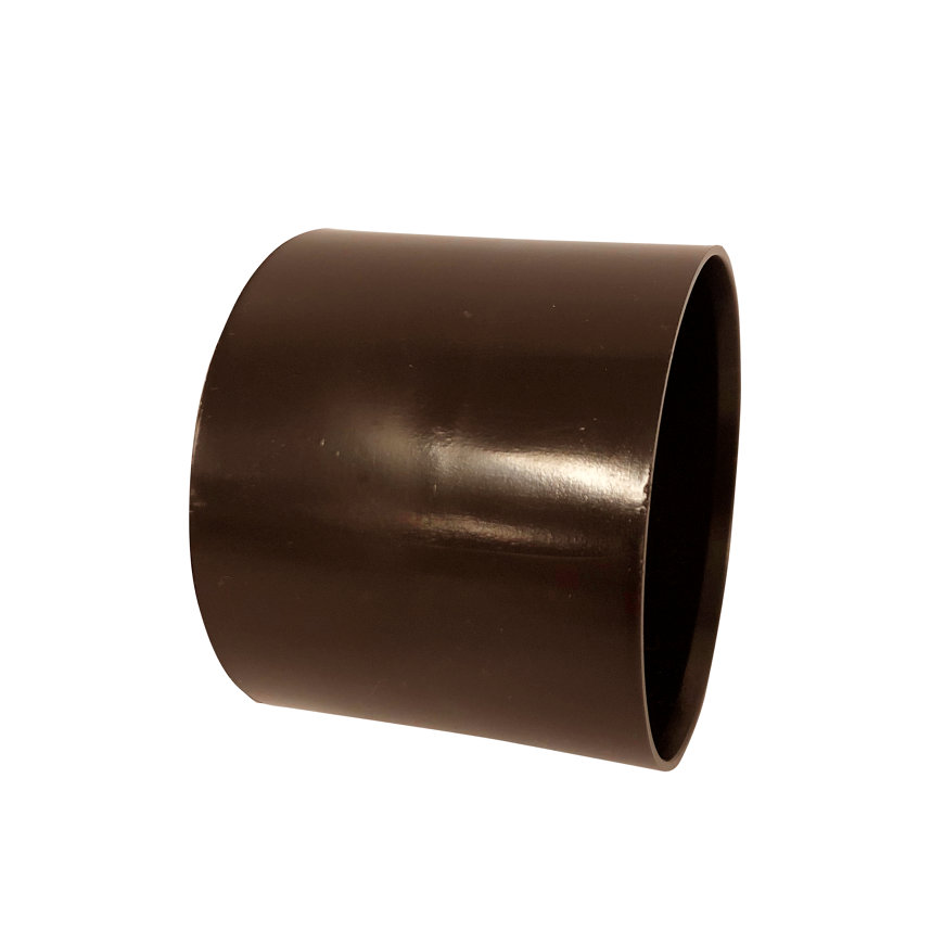 S-lon hwa mof, pvc, 2x inwendig lijm, bruin, 60 mm