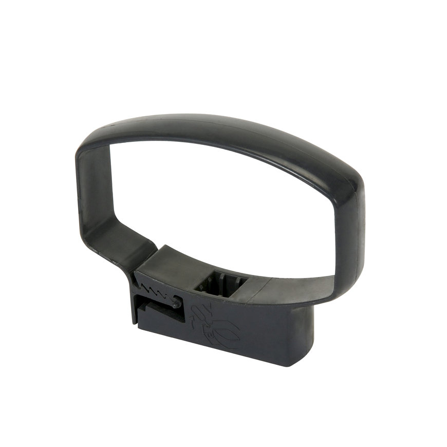 Nicoll Ovation hwa beugel, pvc, antraciet, RAL 7016, 105 x 76 mm