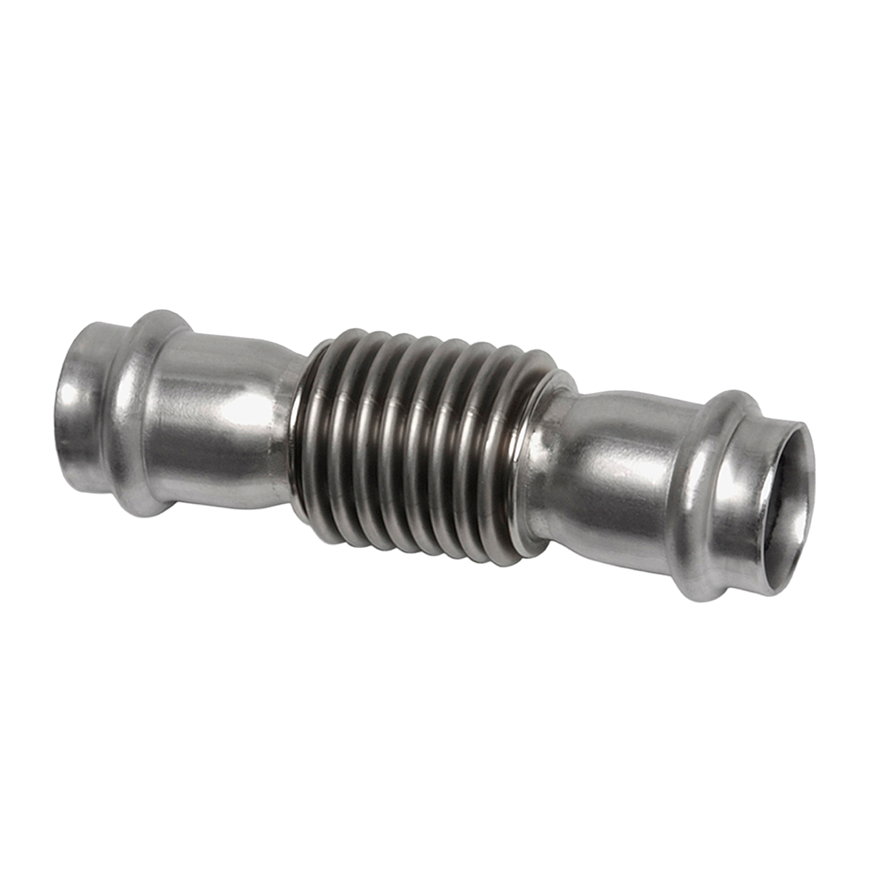 Sanha NiroSan expansiekoppeling, rvs 316L, 2x pers, 64 mm