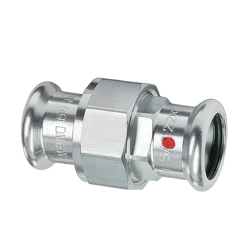 Sanha Therm 3-delige koppeling, staal, 2x pers, 35 mm