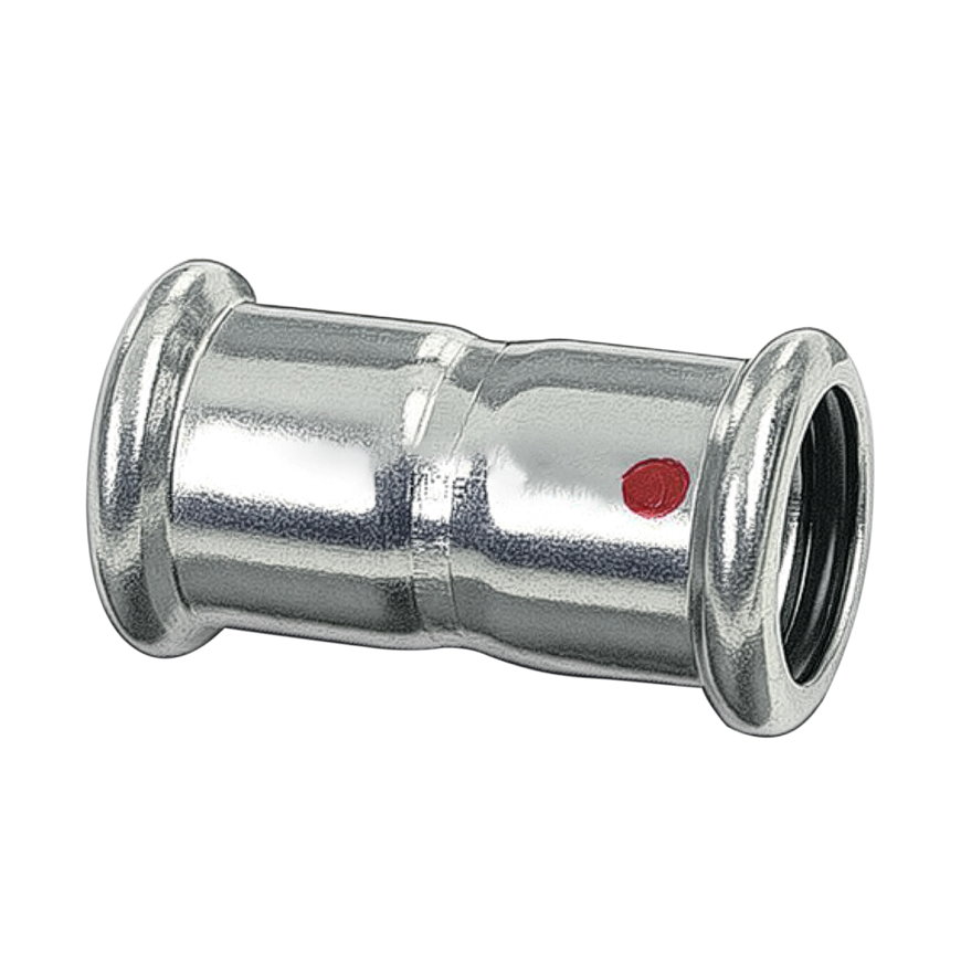 Sanha Therm koppeling, staal, 2x pers, 15 mm