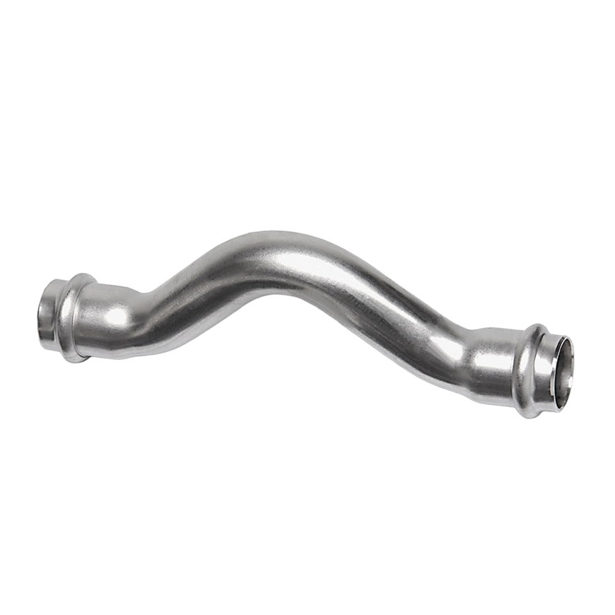Sanha NiroSan sprongbocht, rvs 316L, 2x pers, 28 mm
