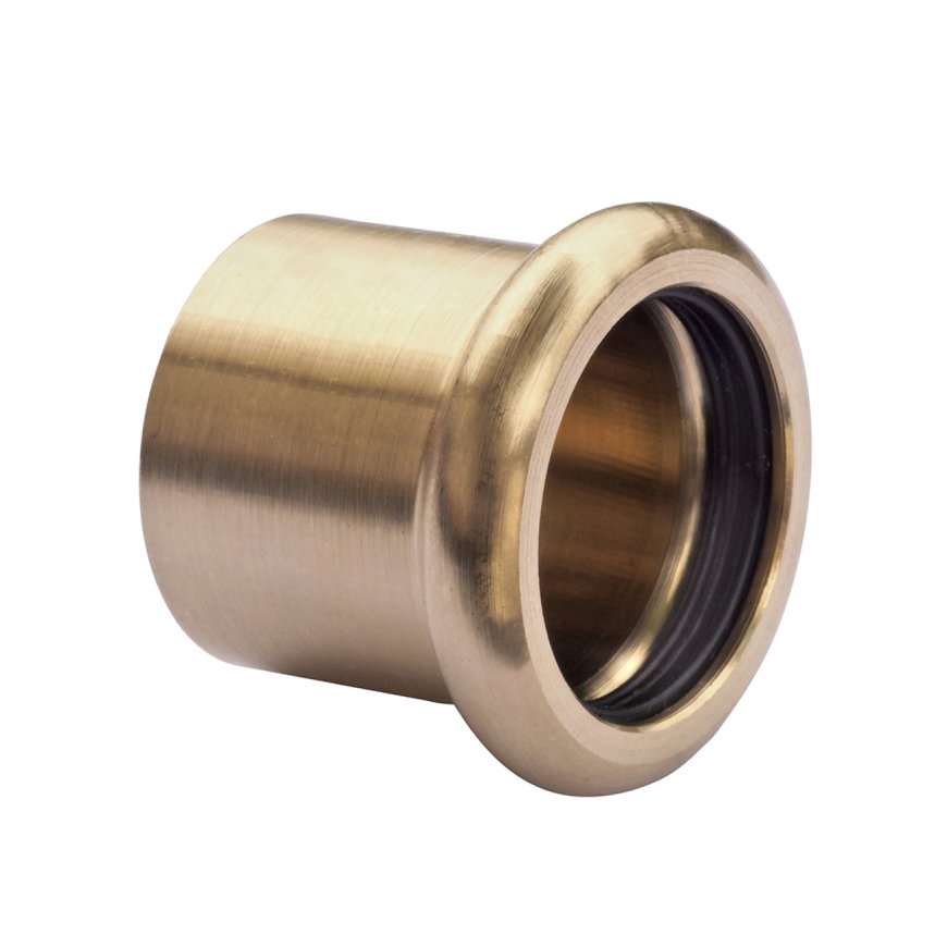 Sanha Press eindkap, silicium brons, 1x pers, 15 mm