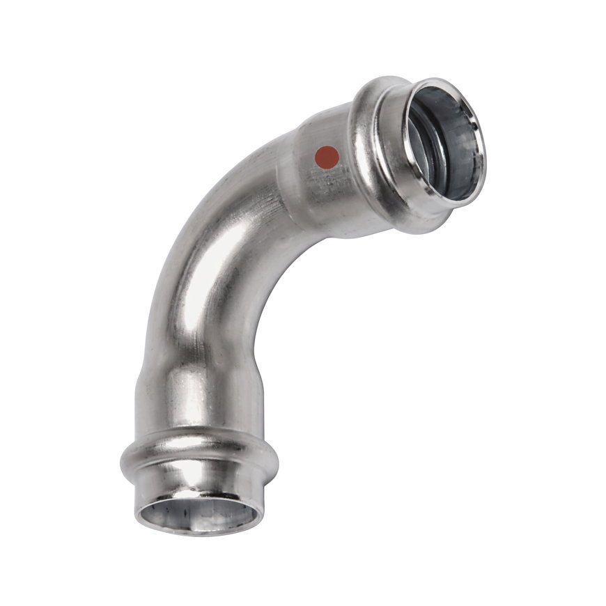 Sanha NiroTherm bocht 90°, 2x pers, 108 mm