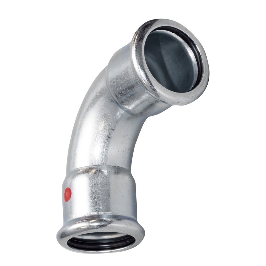 Sanha Therm bocht 90°, staal, 2x pers, 12 mm
