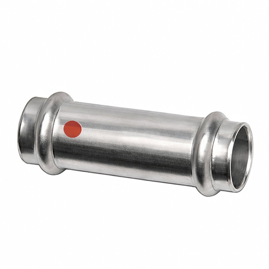 Sanha NiroTherm overschuifkoppeling, 2x pers, 108 mm