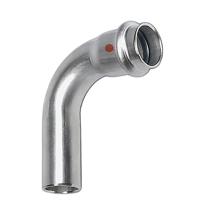 Sanha NiroTherm bocht 90°, spie x pers, 108 mm