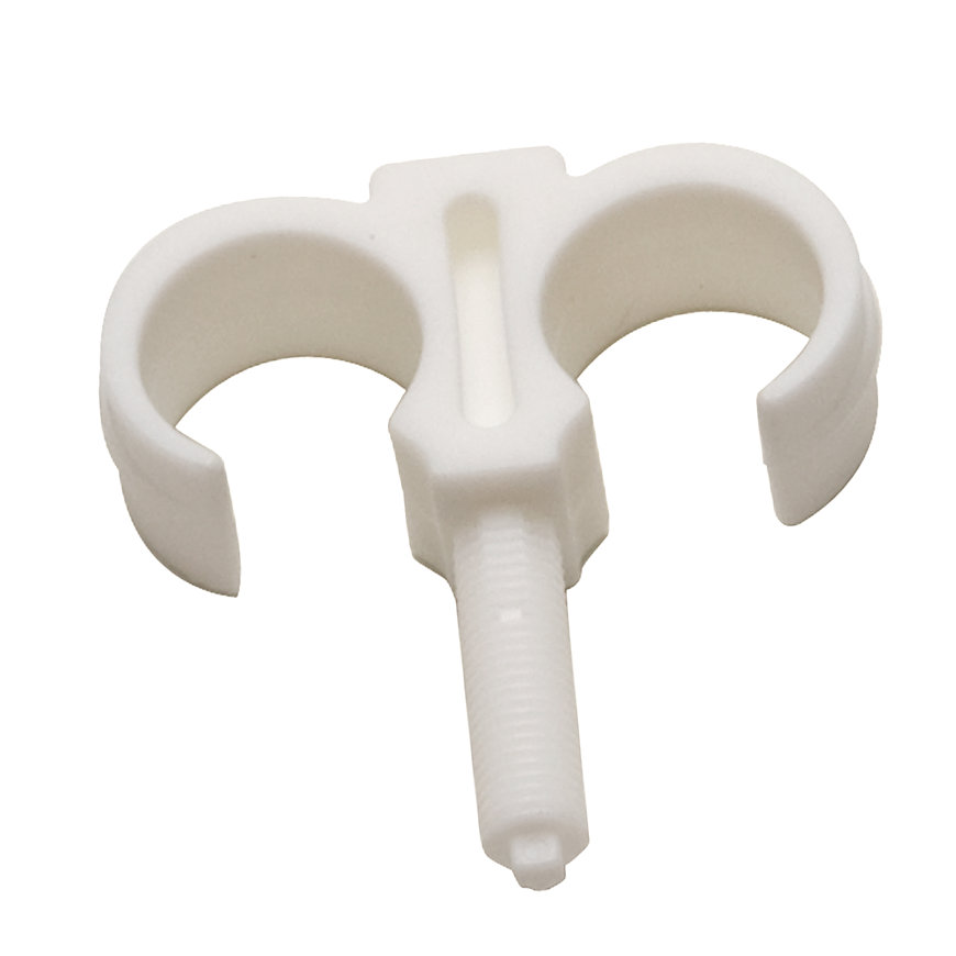 TECEflex dubbele buisbeugel, kunststof, 20 - 22 mm, l = 55 mm