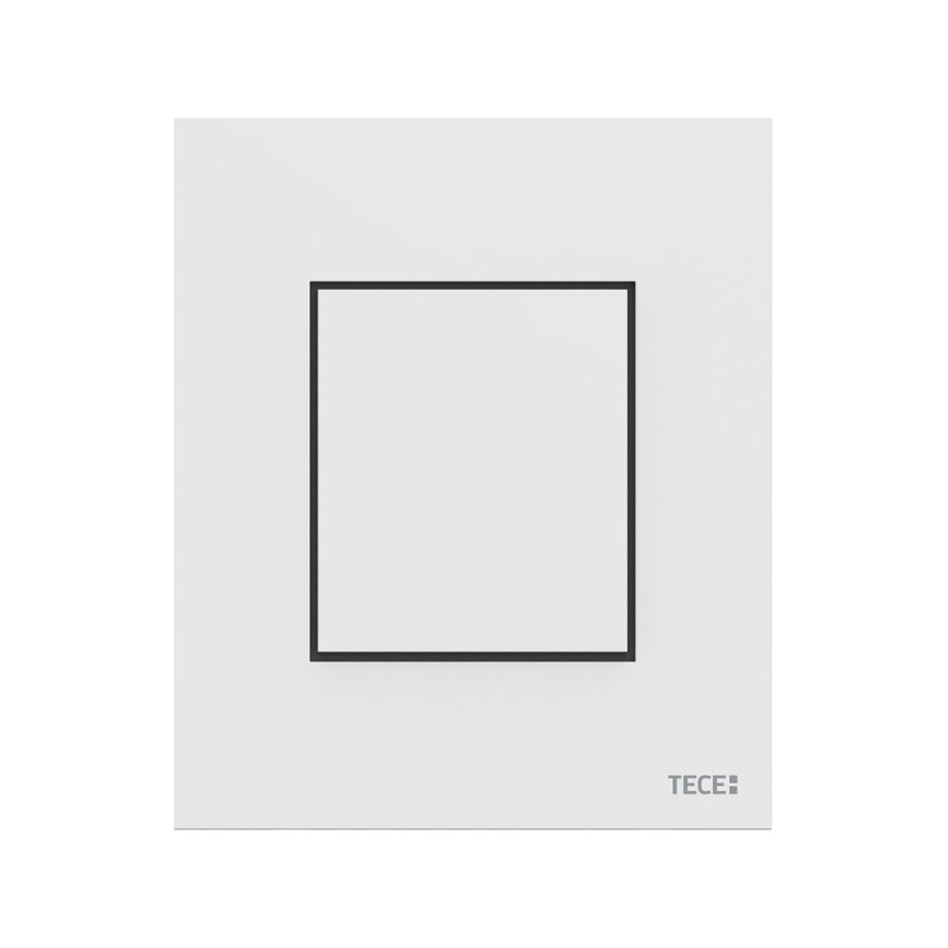 TECEnow urinoir bedieningspaneel voor TECEunioir, kunststof, 1-knop, incl. cartouche, wit