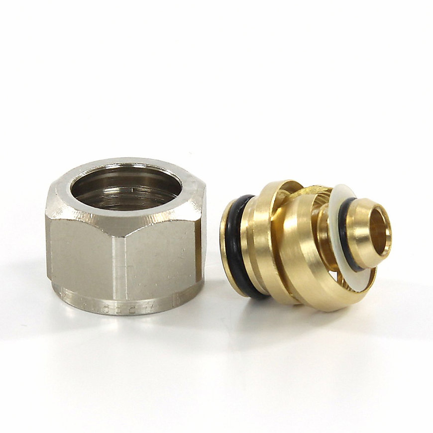 TECEflex knelkoppeling, M22 aansluiting, klem x bi.dr., 16 mm