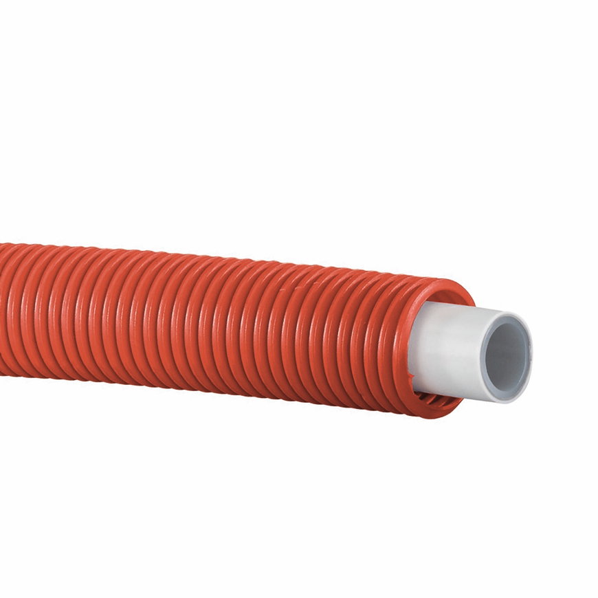 TECEflex meerlagenbuis, mantelbuis rood, 16 mm, l = 75 m