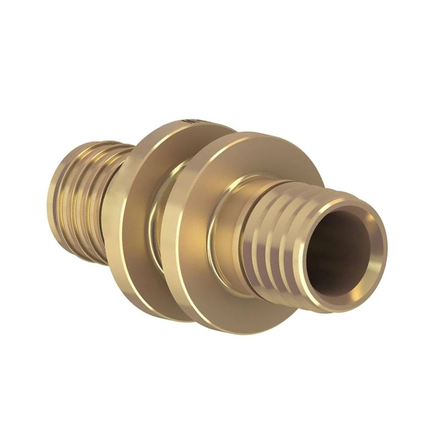 TECEflex koppeling, messing, 2x pers, 14 mm