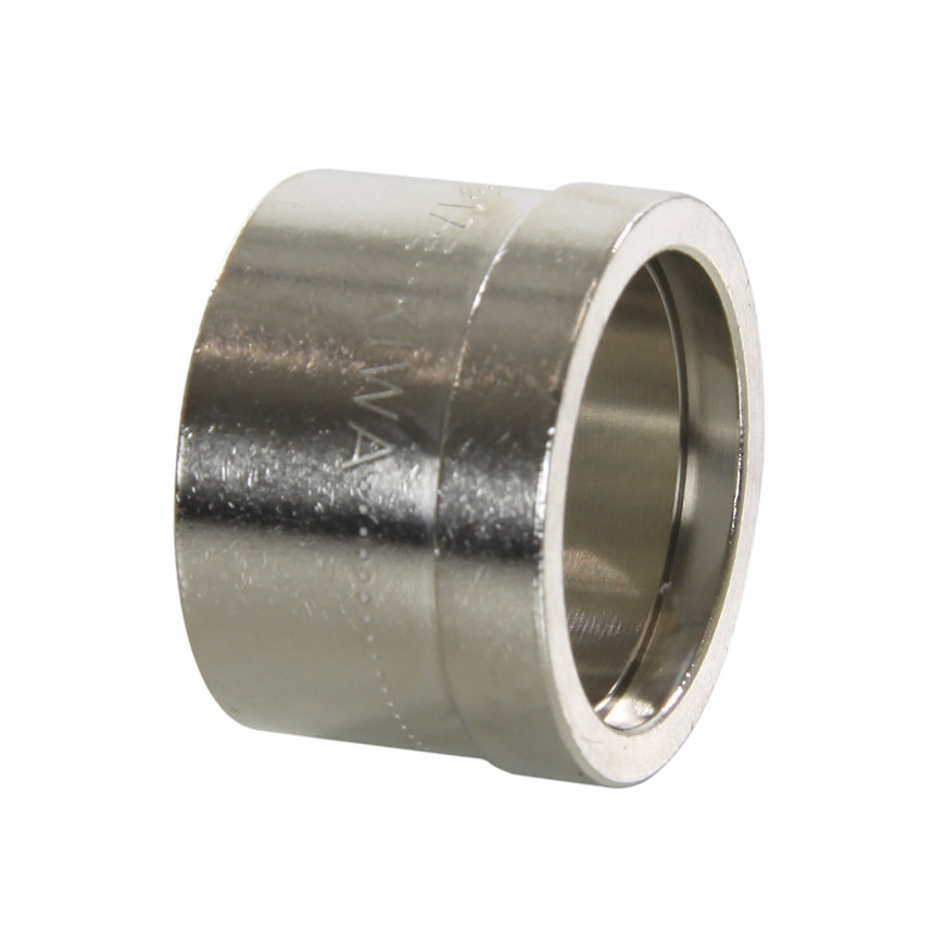 TECEflex drukhuls voor kunststof buis, messing vernikkeld, 20 mm