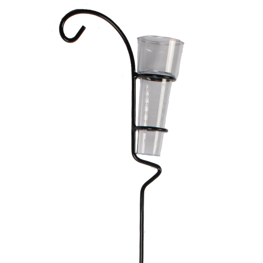 Talen Tools regenmeter met steel, lengte 105 cm, 40 ml