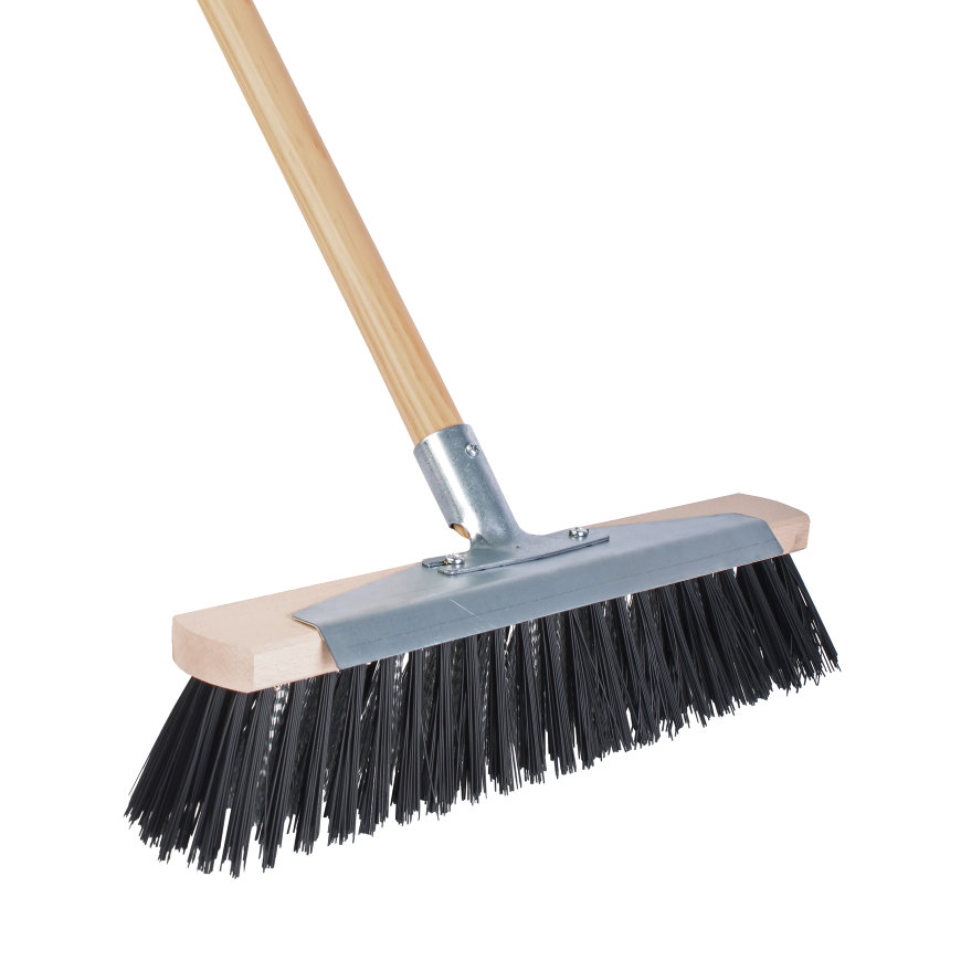 Talen Tools sneeuw en ijsbezem, met schraper, steel 140 cm