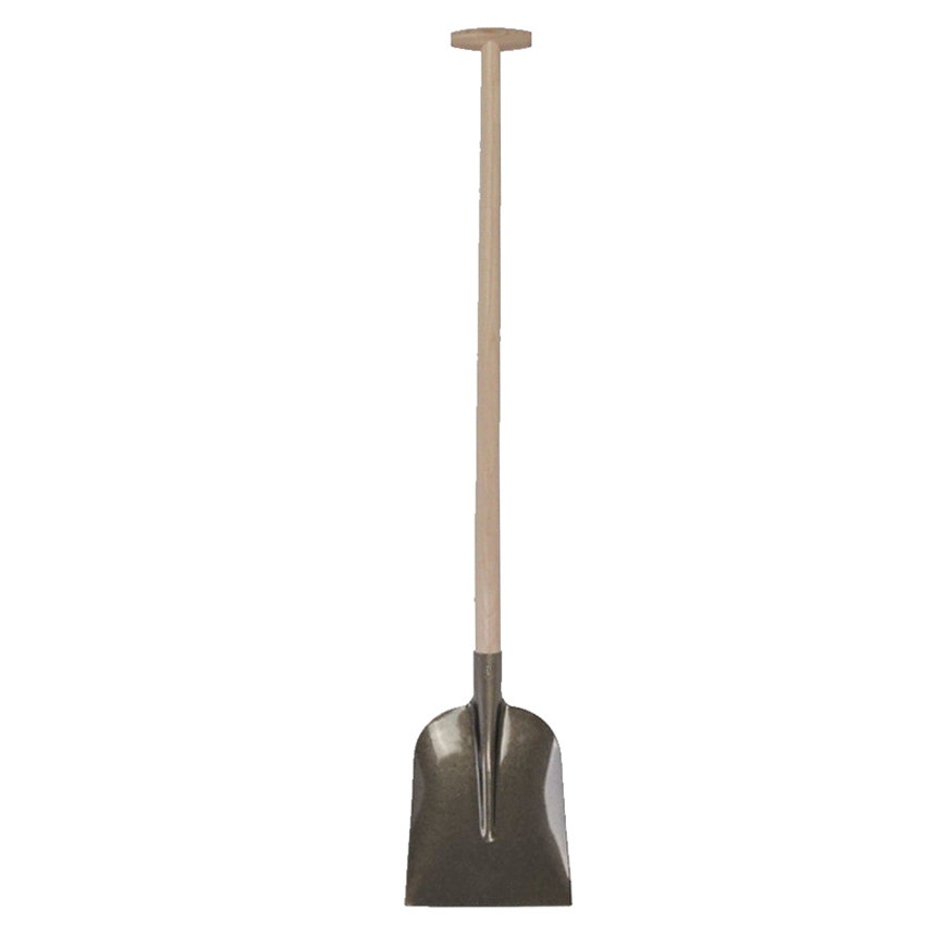 Talen Tools betonschop, gehard staal, 220 x 350 mm, gewaxt essenhout steel 110 cm, T-greep