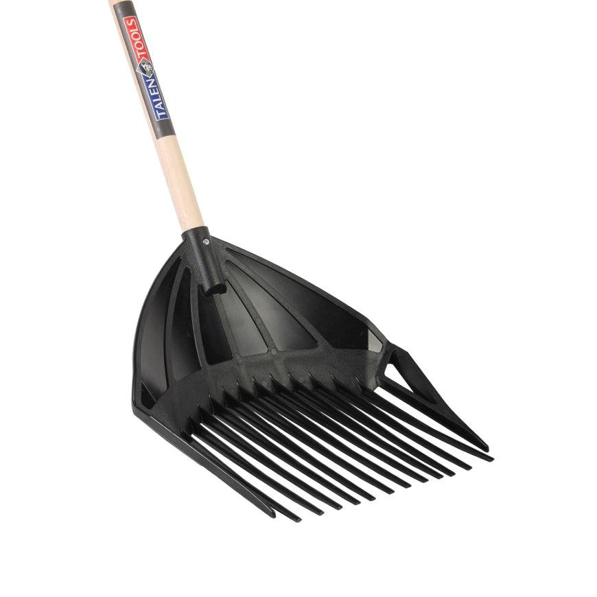 Talen Tools tuinruimer, kunststof, 14-tands, steellengte 140 cm