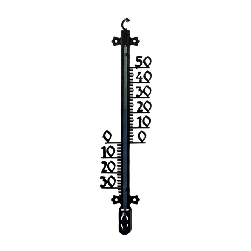 Talen Tools thermometer voor buiten, kunststof, lengte 65 cm