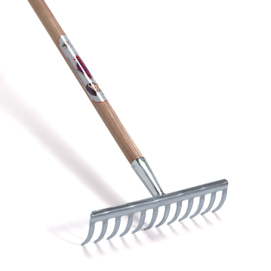 Talen Tools tuinhark, verzinkt staal, 12-tands, steellengte 160 cm