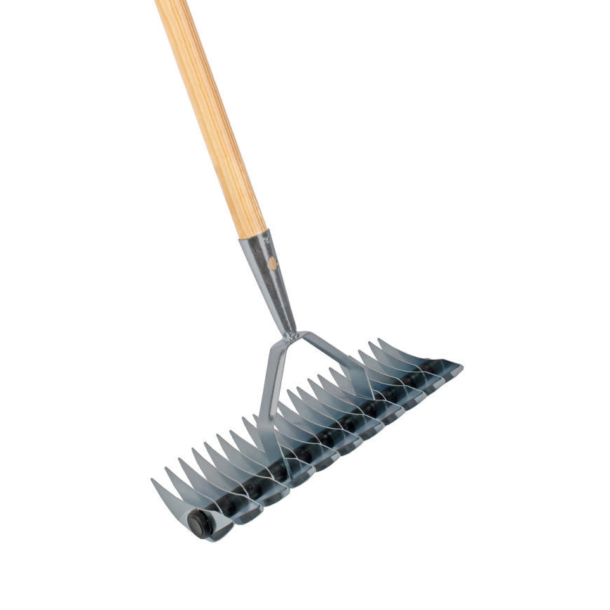 Talen Tools verticuteerhark, 340 x 120 mm, 21-tands, steellengte 160 cm