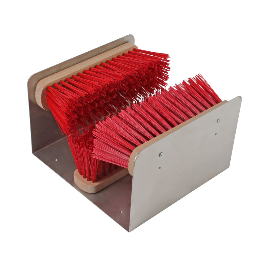 Talen Tools voetenveger, nylon, met 3 borstels