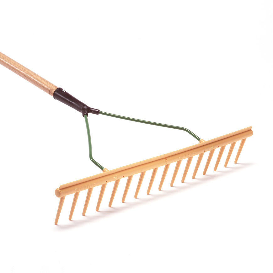 Talen Tools polyhark, recht, met rand, 16-tands, steel 160 cm