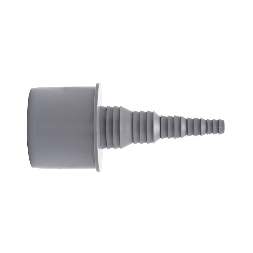Airfit slangtule, pp, recht, grijs, 50 x 25 - 8 mm slangtule