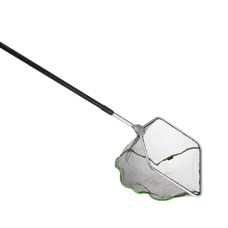 Velda vijverschepnet met telescopische steel, grofmazig, vierkant, 35 cm, max. 180 cm