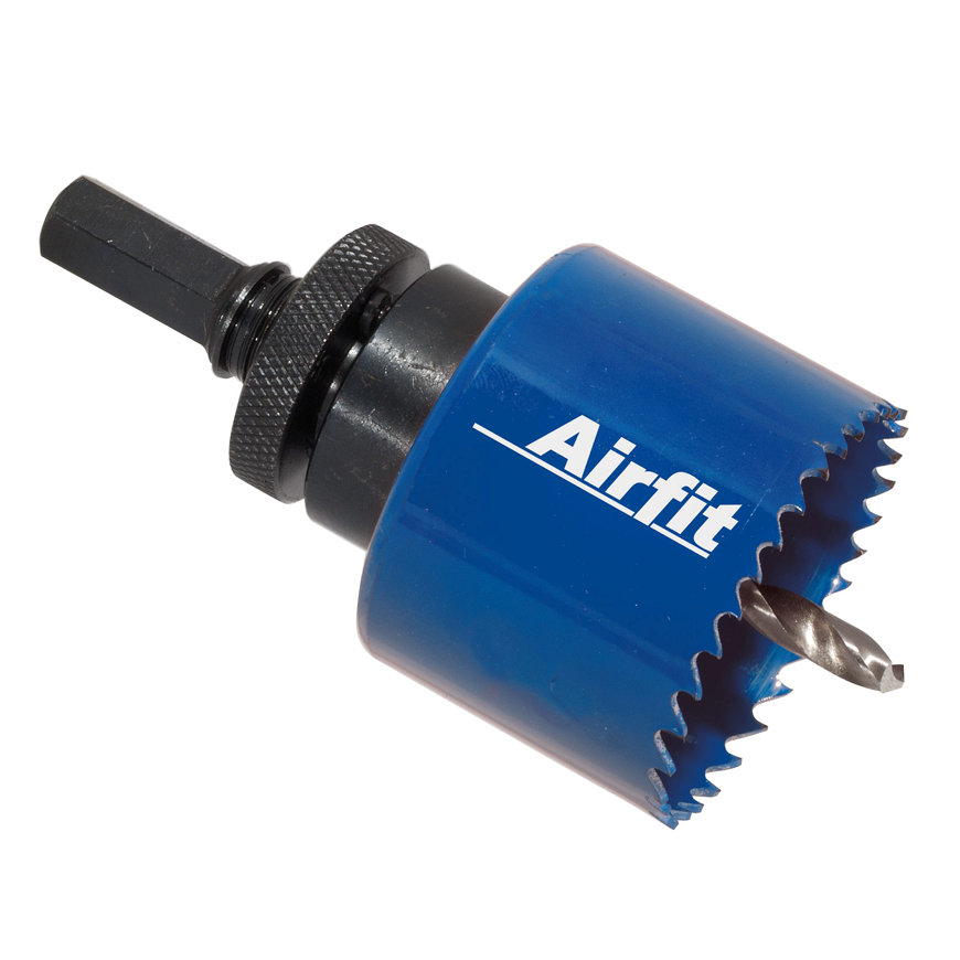 Airfit gatenzaag voor pp buisaansluiting voor reservoir, 50 mm, compleet, d = 59 mm