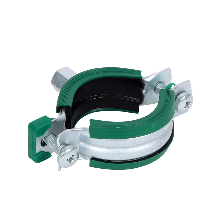 Walraven Bifix pijpbeugel met inlage, G2, staal, BUP 1000, M10, 108 - 115 mm