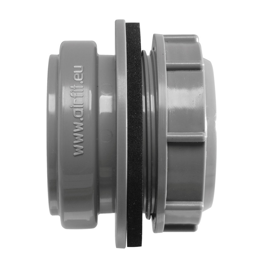 Airfit buisaansluiting voor reservoir, pp, manchet, grijs, 50 mm