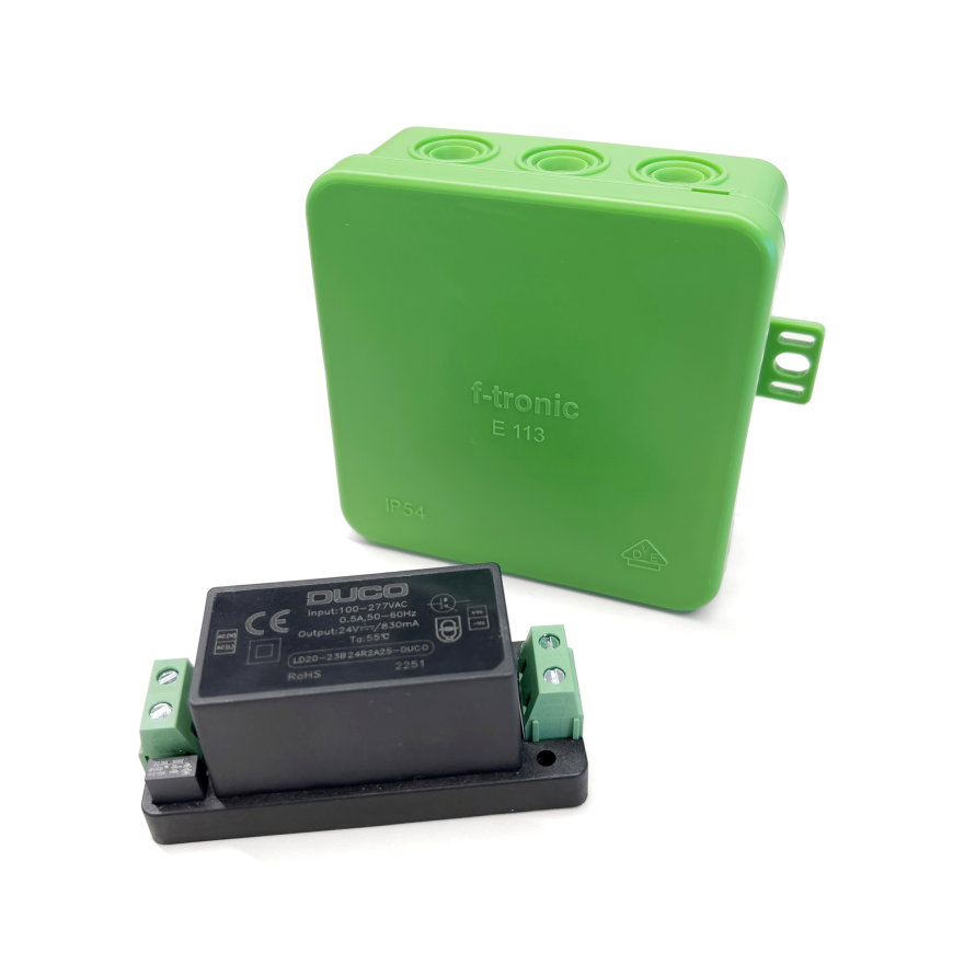 Duco adapter, in behuizing, 230 V – 24 V DC, 20 W