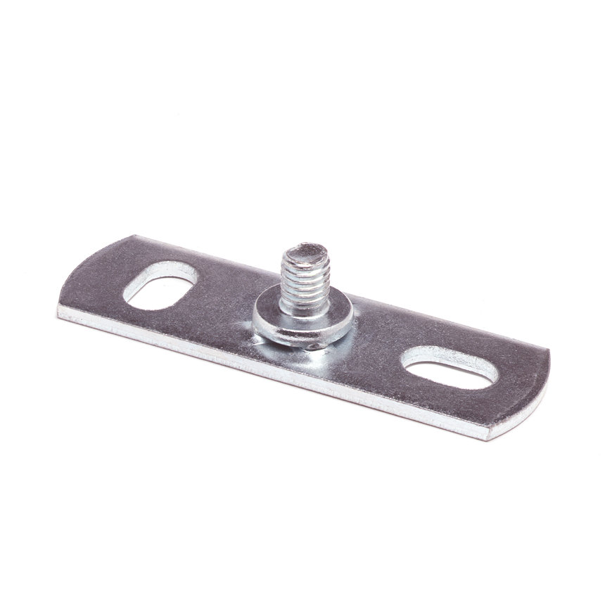 Walraven muurplaat, elektrolytisch verzinkt, type 672, M10 x 35 mm buitendraad