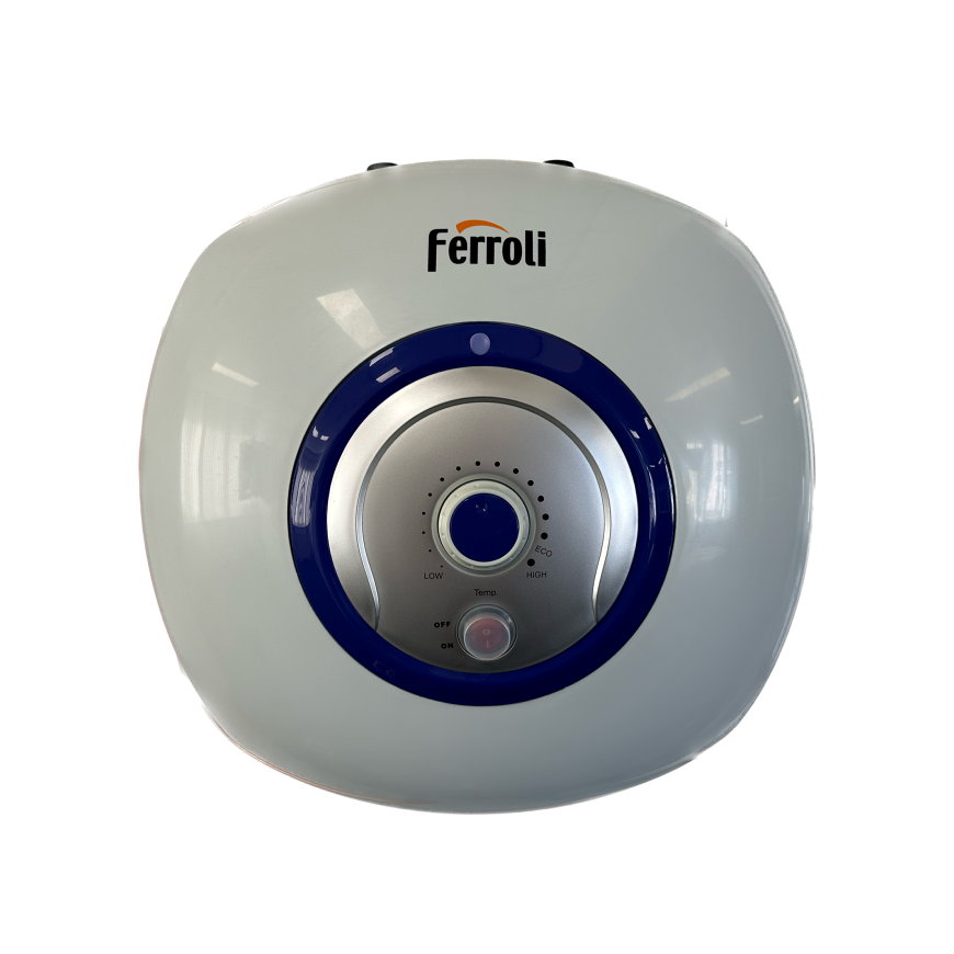 Ferroli boiler, type Bravo SN 15S, Close inn, bovenaansluiting, 15 liter