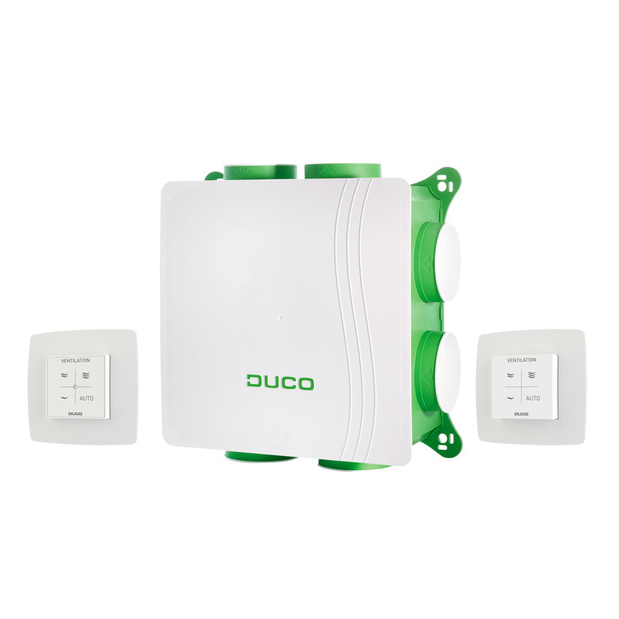 Duco ventilatie-unit, type DucoBox Silent 2.0, CO² ruimtesensor met bediening