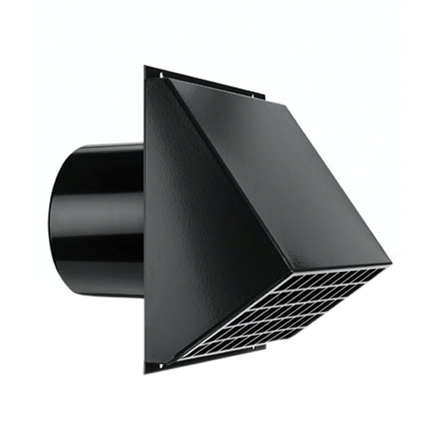 Duco muurdoorvoer, type DucoFlex, d = 180 mm, zwart
