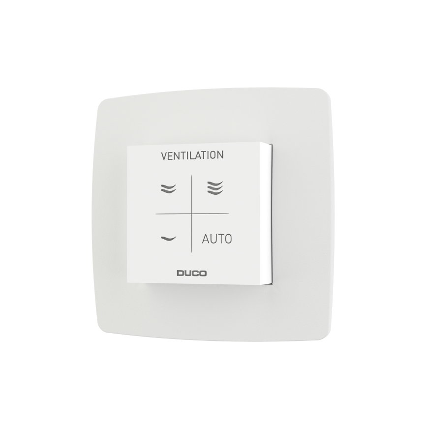 Duco CO² ruimtesensor met bediening, RF, wit