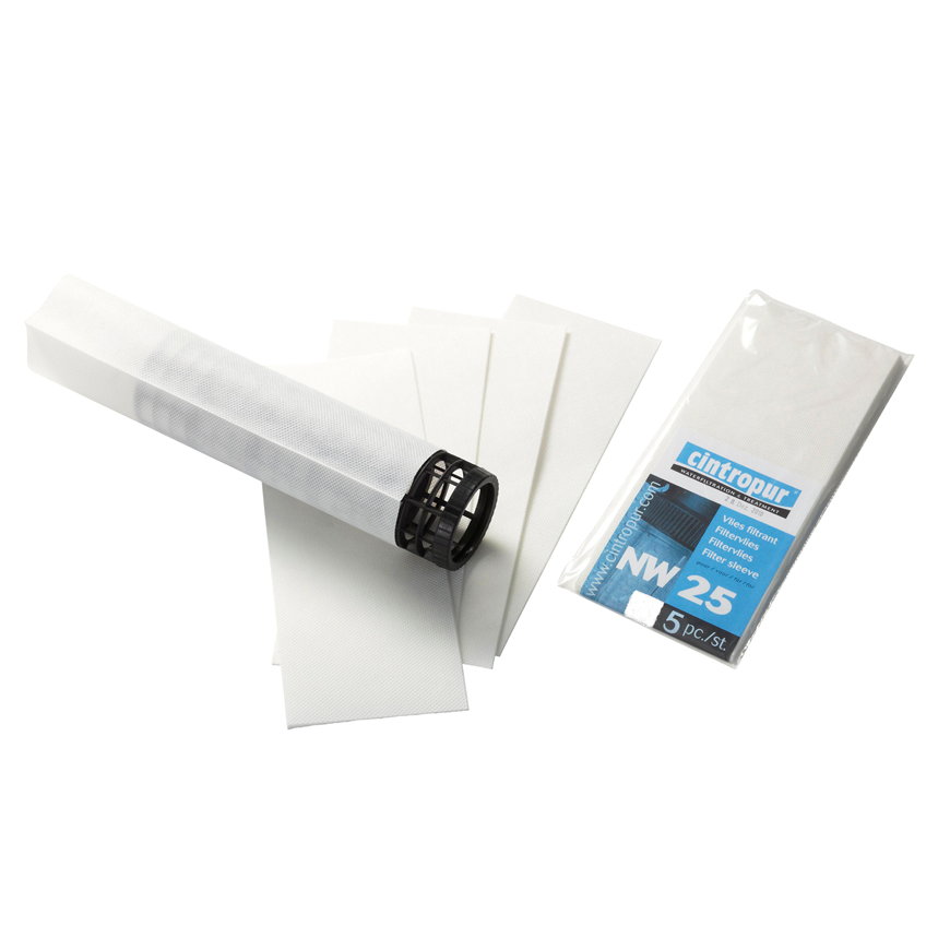 Cintropur filtervlies, 150 micron, NW 25, zak à 5 stuks, afwasbaar